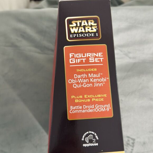 Star Wars Episode 1 Theed Hanger Figurine Gift Set Darth Maul Obi Wan Kenobi - Picture 4 of 7